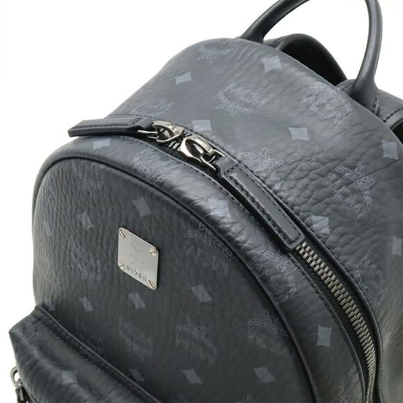 MCM Stark Visetos Coated Canvas Backpack